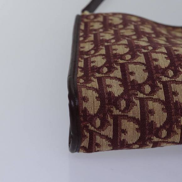 Christian Dior Trotter Canvas Shoulder Bag Red Auth bs16092 - Picture 14 of 16